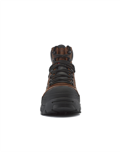 Kiwi ProGuard Brown Crazy Horse Leather Mid-Cut 6" Composite Toe Waterproof Tactical Boots [69200]