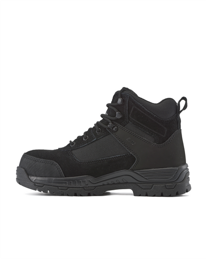 Kiwi Trek Black Suede/Nylon 5" Steel Toe Water Resistant Work Boots [63500]
