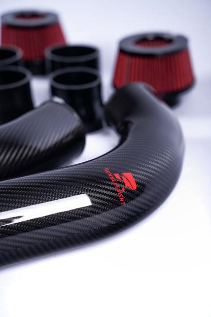 RENNELEMENT G90/G99 M5 BMW Dry Carbon Fiber Front Mount Intake