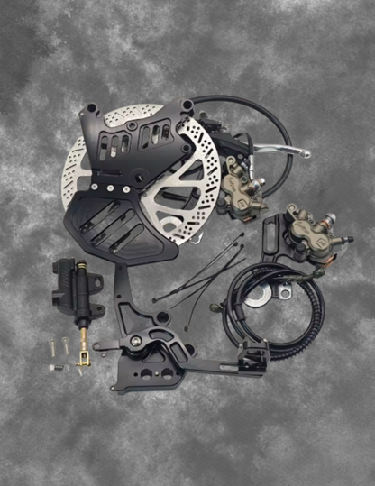 Ultra Bee Original 240mm Dual-Caliper Bracket Foot Brake Kit Rear Disc Brake Protection for Talaria XXX