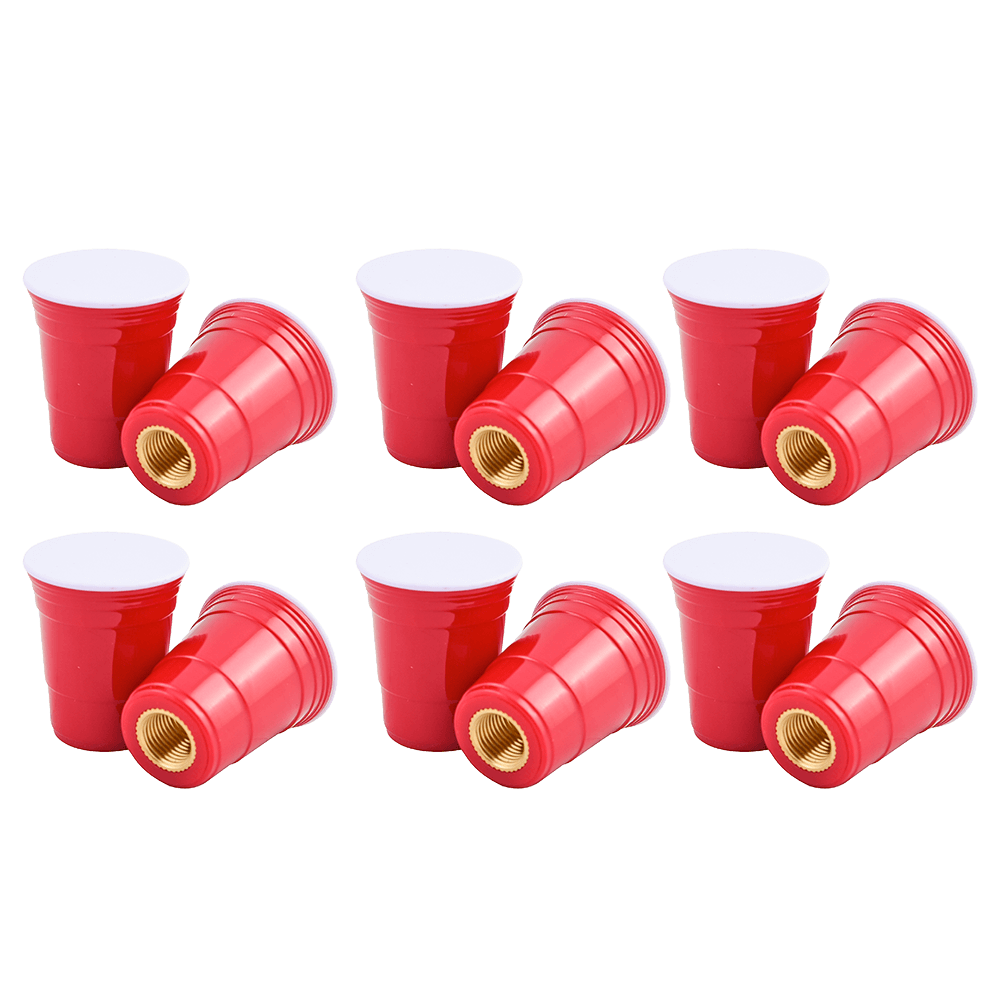 Bicycle Tire Valve Caps (Set of 2) | Easy Installation, BPA & Phthalates Free, Tire Protection