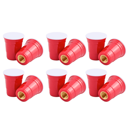 Bicycle Tire Valve Caps (Set of 2) | Easy Installation, BPA & Phthalates Free, Tire Protection
