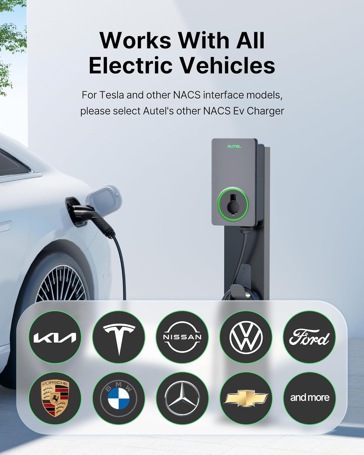 AC Single Charger 50A EV Charger