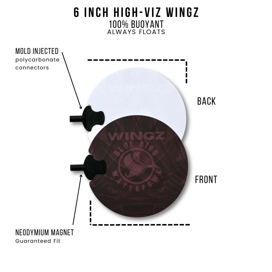 Mojo Baby & Baby Teal Replacement Wings