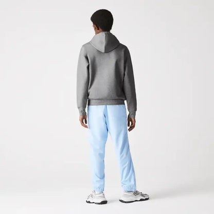 Lacoste Men's Hooded Cotton Blend Lettered Zip Sweatshirt