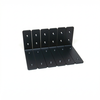 Kingsley DIY Home Wall Shelf Brackets | Heavy Duty 4" to 12" Wall Shelves