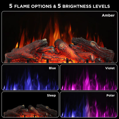 (Open Box) Eternal Flame EF30-PB Electric Fireplace Logs
