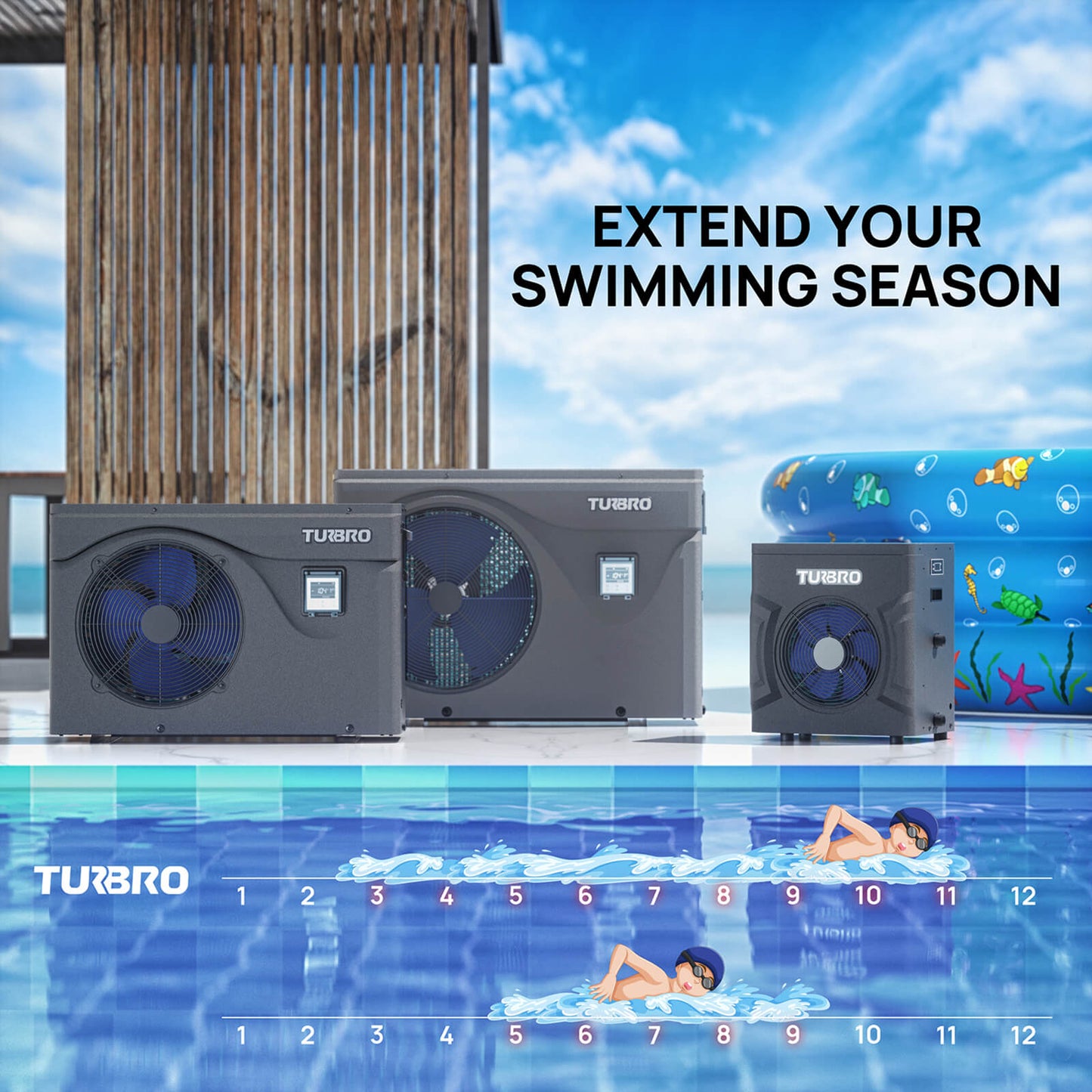 (Open Box) Manatee M20 Swimming Pool Heat Pump