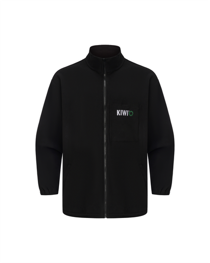 Kiwi High Visibility 3-in-1 Hooded & Fleece Lined ANSI/ISEA 107-2020, Type R, Class 3 Two Tone, Contrast Trimmed Water Resistant Neon Safety Jacket [71500]