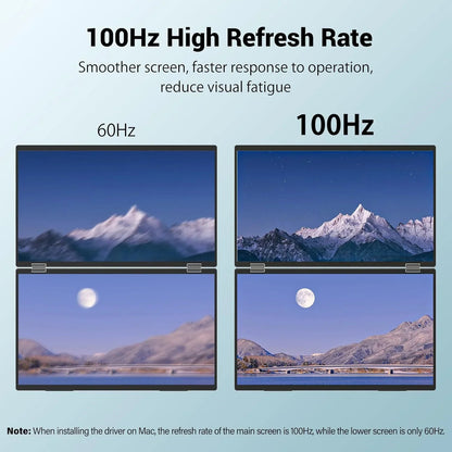 InnoView Foldable 18.5" Dual Monitor-INVPM509