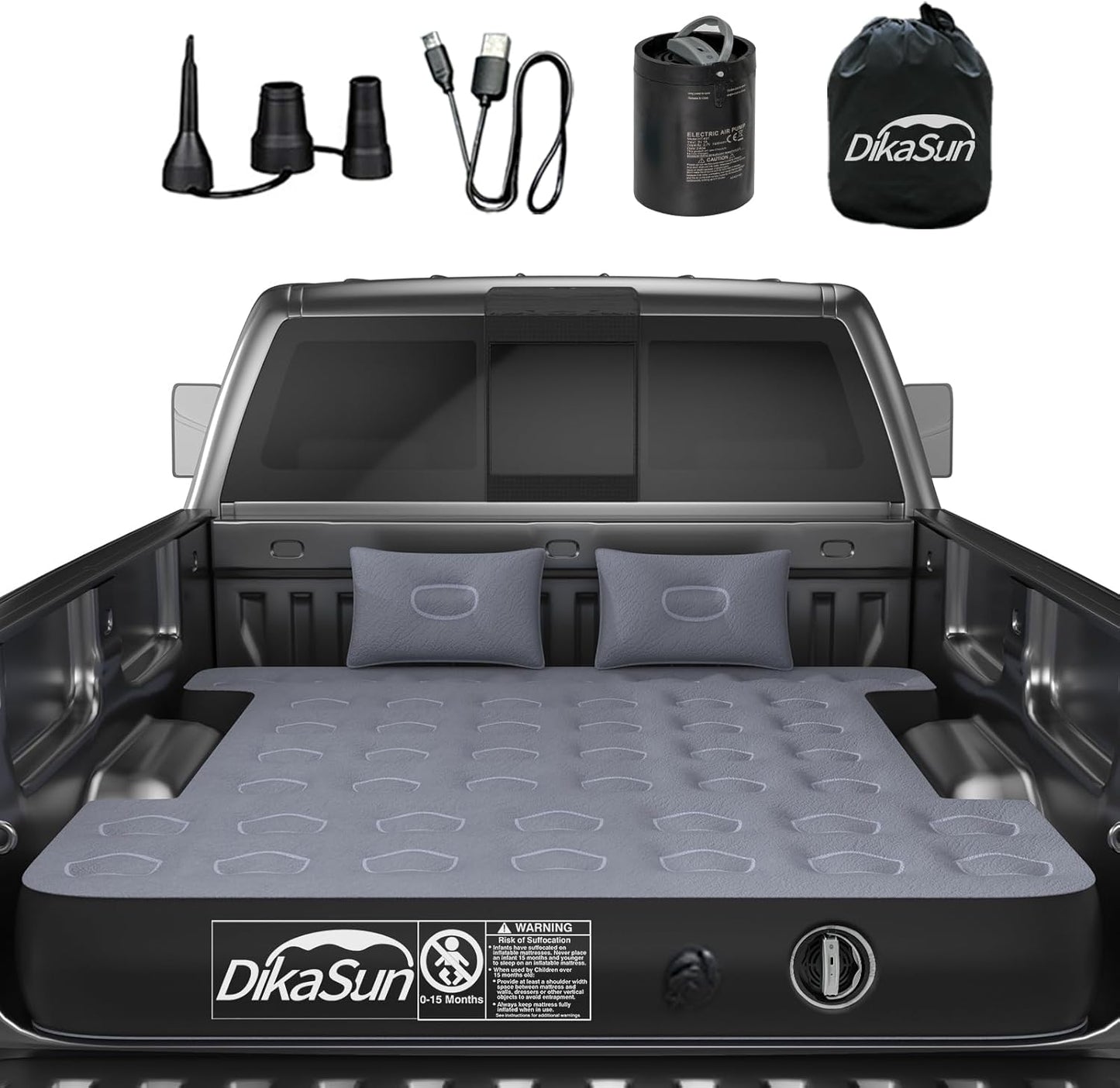 DikaSun Chevrolet 5.5-5.8ft | 6-6.5'  Truck Bed Air Mattress