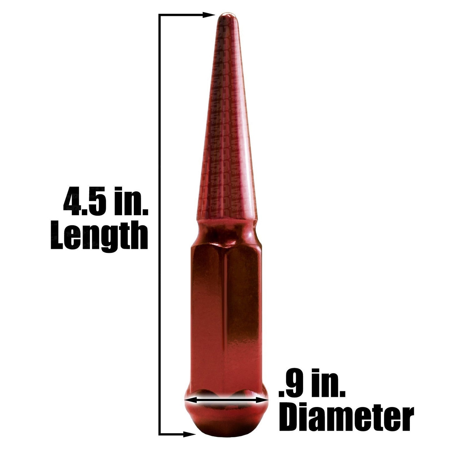 4.5 Inch Spike Lug Nut Singles