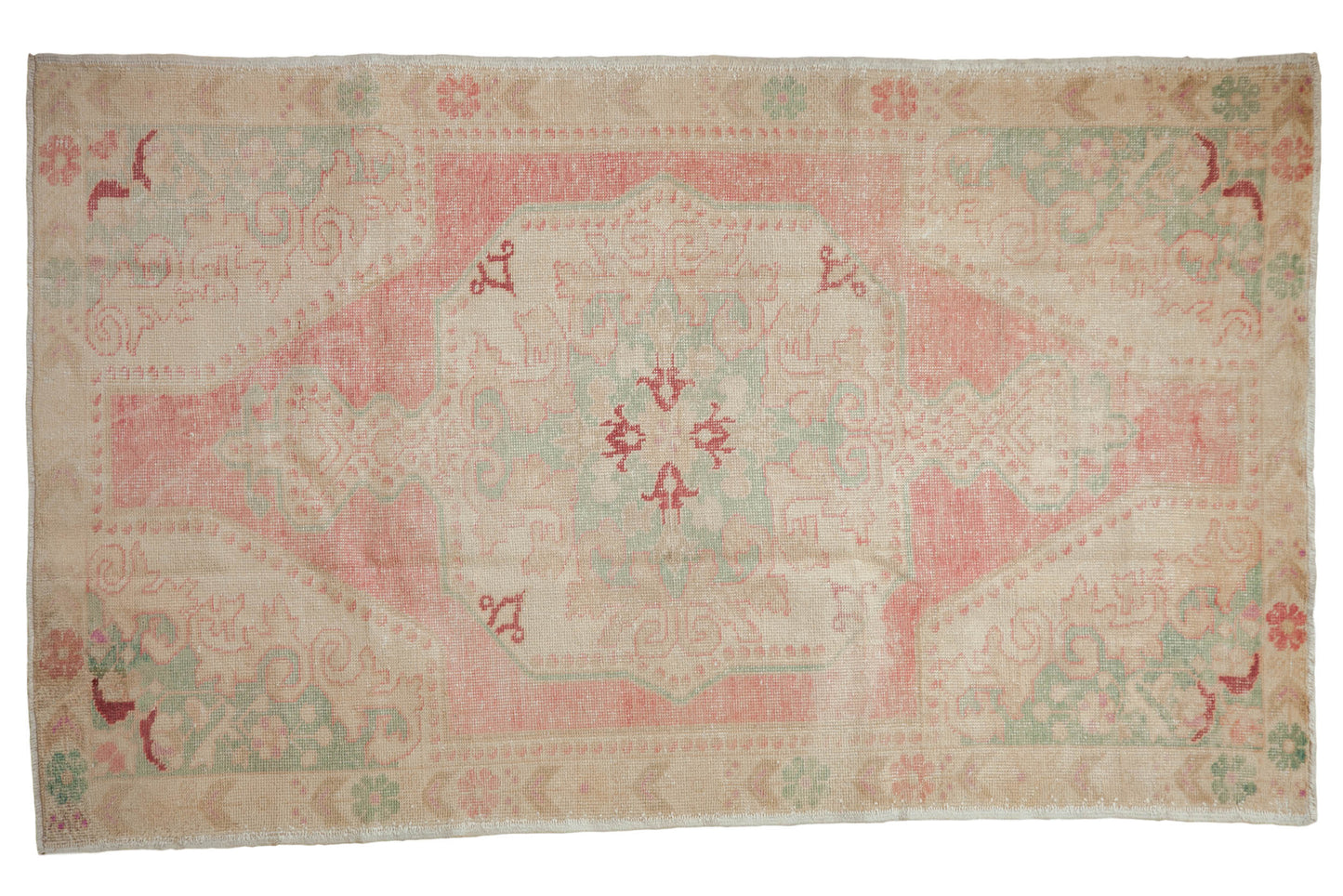 4.5x7 Vintage Distressed Oushak Rug