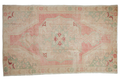 4.5x7 Vintage Distressed Oushak Rug