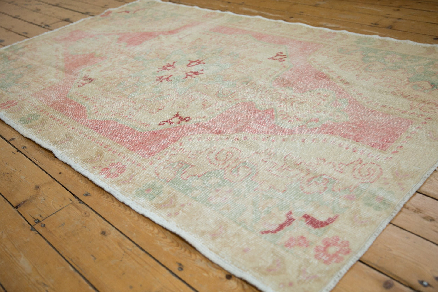 4.5x7 Vintage Distressed Oushak Rug