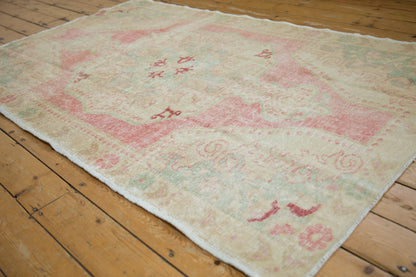 4.5x7 Vintage Distressed Oushak Rug