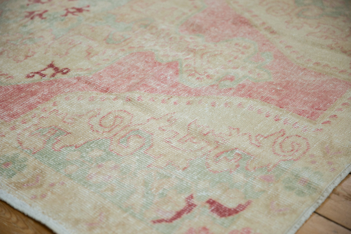 4.5x7 Vintage Distressed Oushak Rug