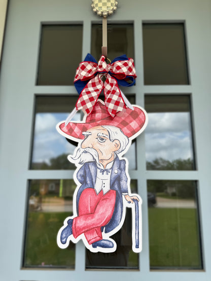 Red & Blue Reb Door Hanger