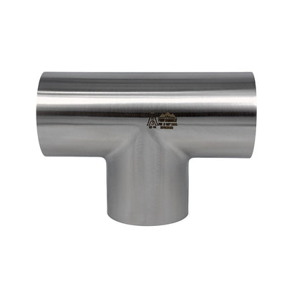 1.000" OD 16ga Long Tee Butt-Weld - (7W) - Polished OD/ID - 316L Stainless