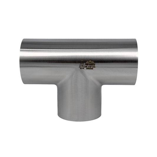 0.750" OD 16ga Long Tee Butt-Weld - (7W) - Polished OD/ID - 316L Stainless