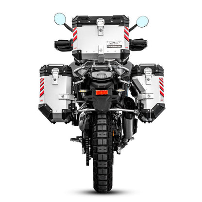 Aluminum Side Panniers, Top Case & Mounting Rack System for CFMOTO 450MT (2024-)