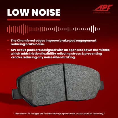 For Nissan TITAN (11-22), Nissan Armada (12-22) Front Ceramic Brake Pads