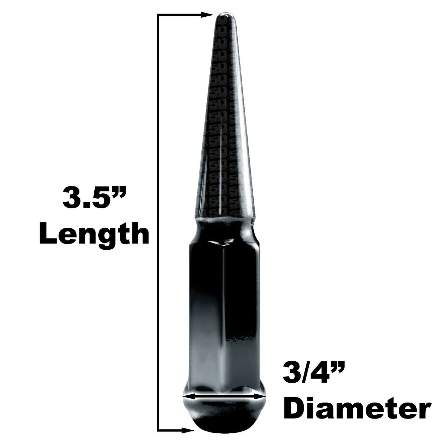 3.5 Inch Spike Lug Nut Singles