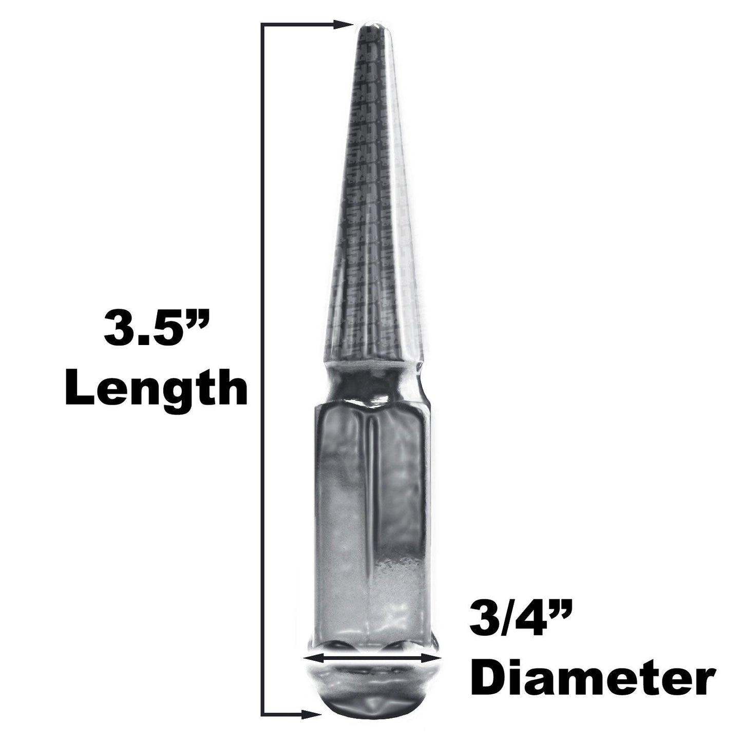 3.5 Inch Spike Lug Nut Singles
