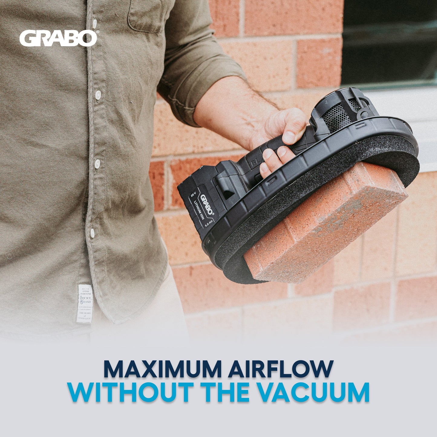 GRABO HighFlow Mini Oval Foam Seal 80x160mm for Small Brick