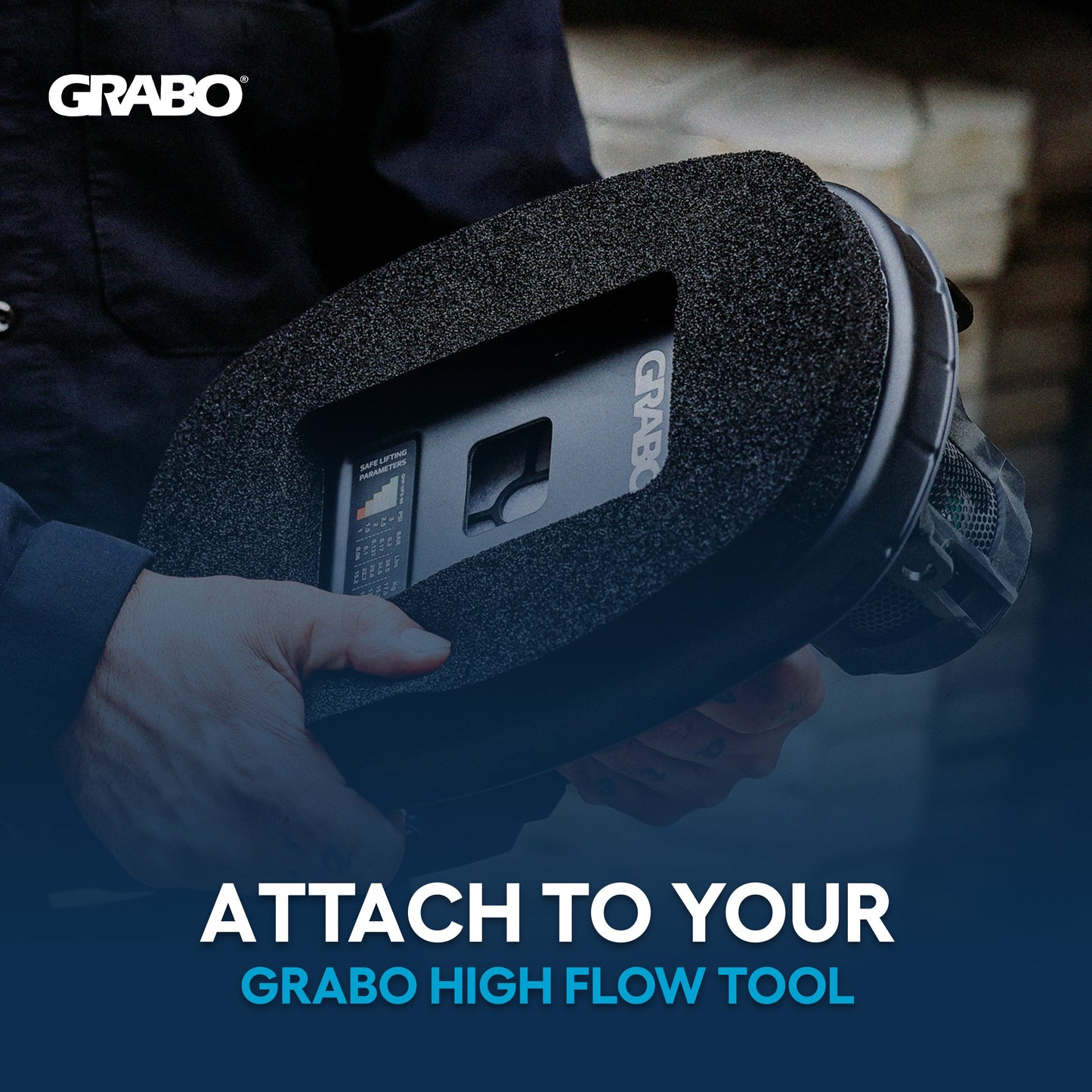 GRABO HighFlow Mini Oval Foam Seal 80x160mm for Small Brick