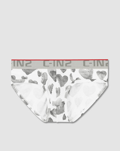 Screenshot Low Rise Brief Grey Hearts Limted Edition