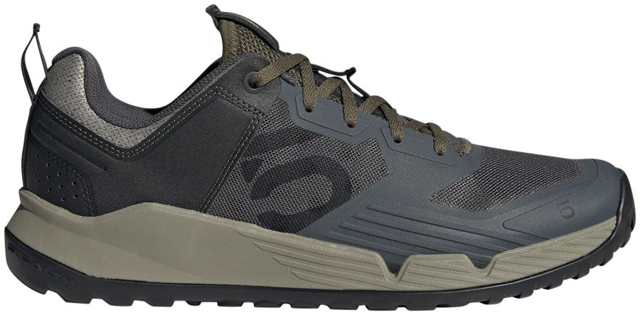 Five Ten Trailcross XT Flat Shoes - Men's Gray Six/Core Black/Olive Strata 9