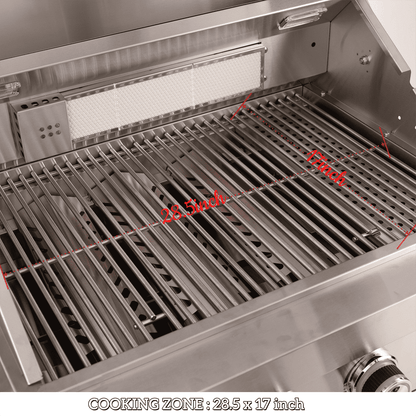 79" 4-Burner 72,000 BTU Black Outdoor Kitchen Island Grill + Side Burner + Rotisserie kit +Sink