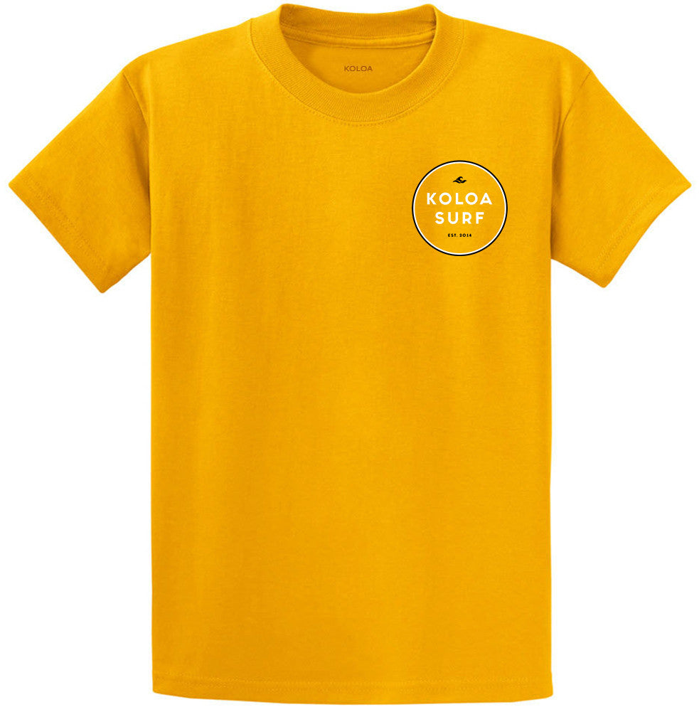 The Koloa Original Circle Heavyweight T-Shirt- Black