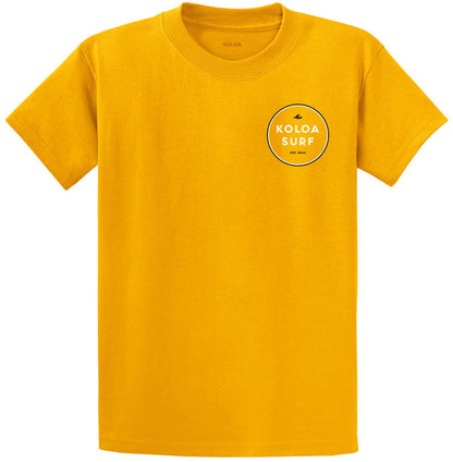 The Koloa Original Circle Heavyweight T-Shirt- Black
