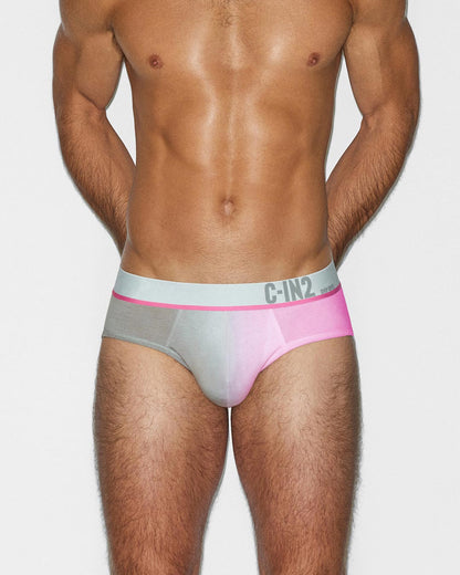 Dip Dye Low Rise Brief Peony Pink
