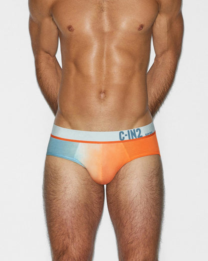Dip Dye Low Rise Brief Goldfish Orange