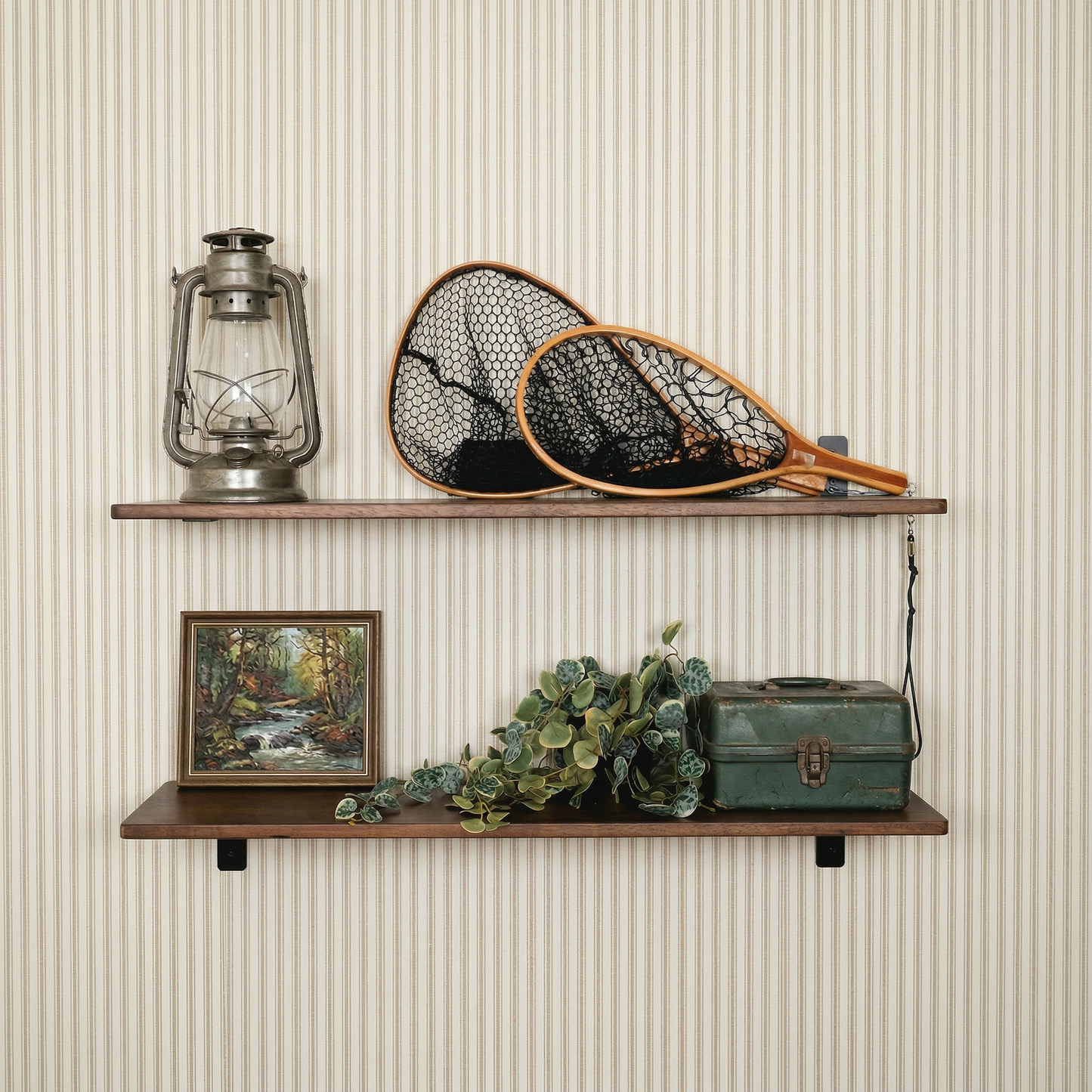Kingsley DIY Home Wall Shelf Brackets | Heavy Duty 4" to 12" Wall Shelves