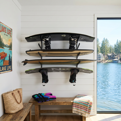 G-Vert Multi-Sport Board Rack | Indoor Adjustable Rack | 5 Levels