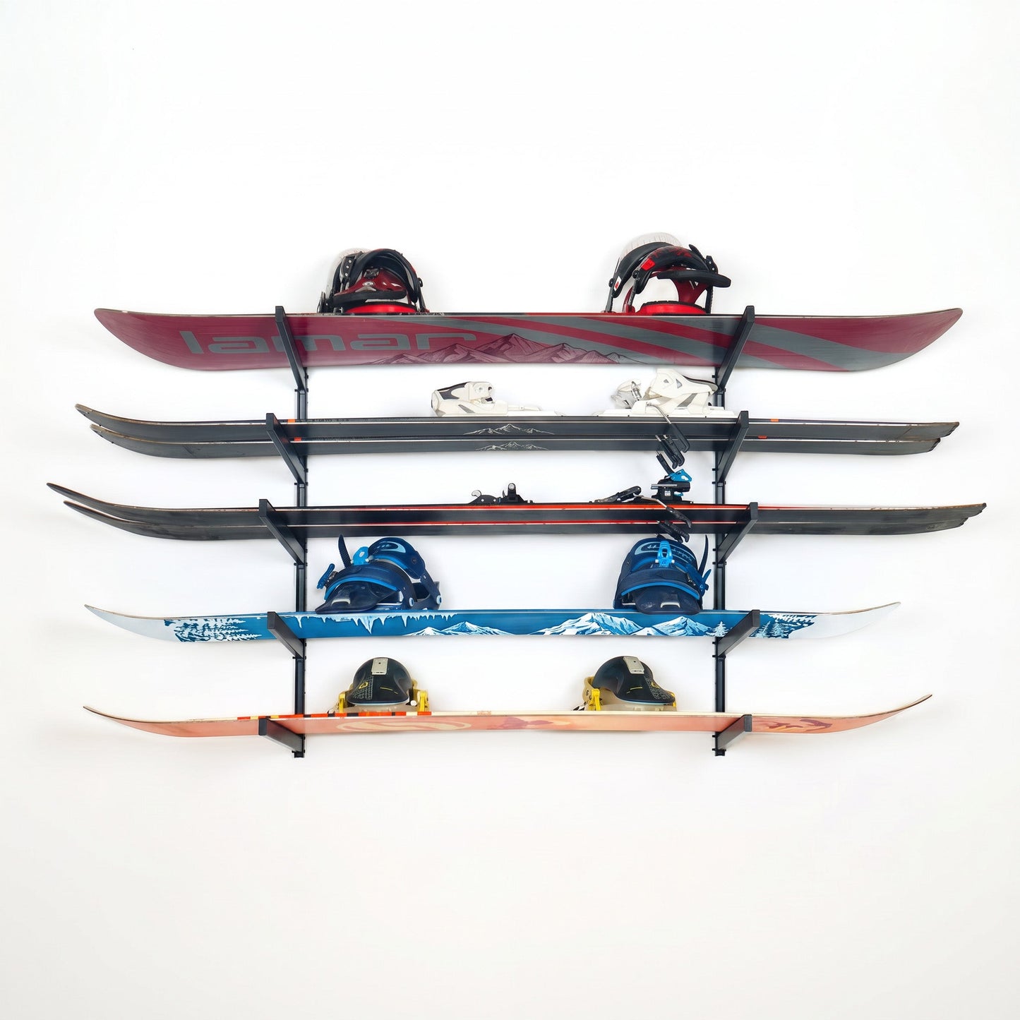 G-Vert Multi-Sport Board Rack | Indoor Adjustable Rack | 5 Levels