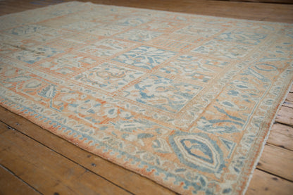 6.5x9.5 Vintage Distressed Turkish Bakhtiari Design Carpet