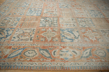 6.5x9.5 Vintage Distressed Turkish Bakhtiari Design Carpet