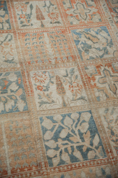 6.5x9.5 Vintage Distressed Turkish Bakhtiari Design Carpet