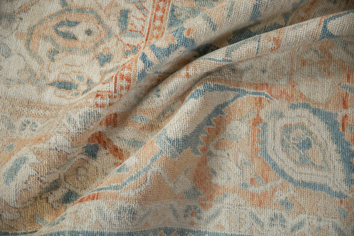 6.5x9.5 Vintage Distressed Turkish Bakhtiari Design Carpet