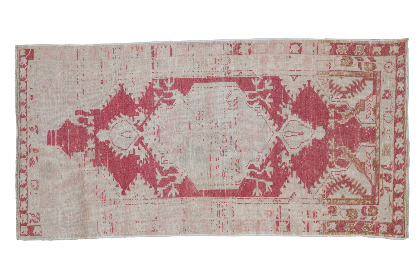 3x6 Vintage Distressed Oushak Rug Runner