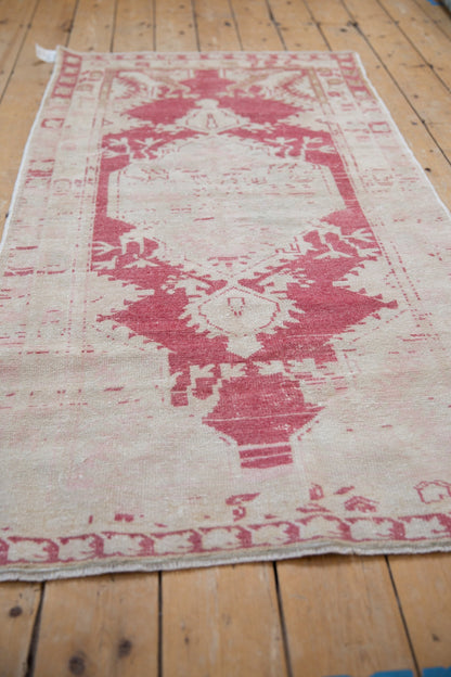 3x6 Vintage Distressed Oushak Rug Runner