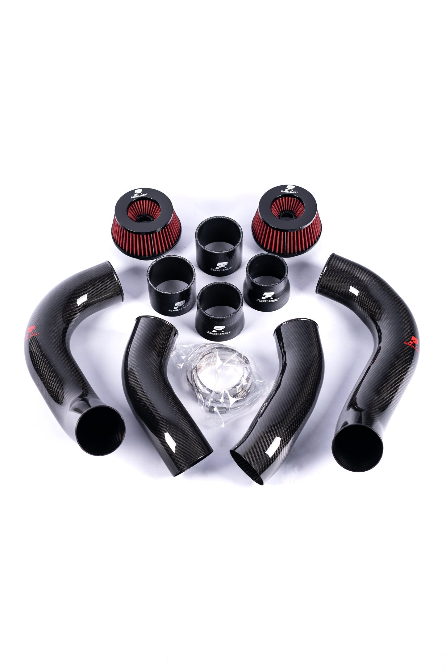 RENNELEMENT G90/G99 M5 BMW Dry Carbon Fiber Front Mount Intake