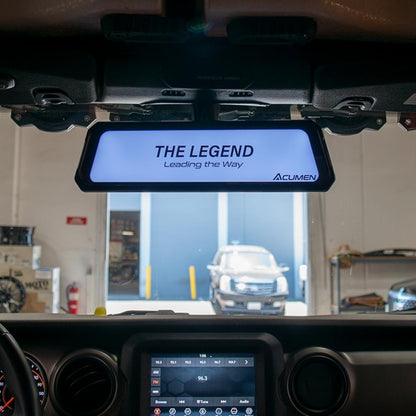 The Legend 2CH Waterproof Mirror Dash Cam, 4K+2.5K