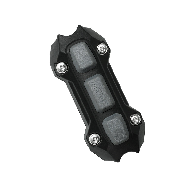 LOBOO Crash Bar Bumper Pads(Pair) – Universal Motorcycle Frame Protectors with Rubber Cushion, Fits 22–25mm Bars