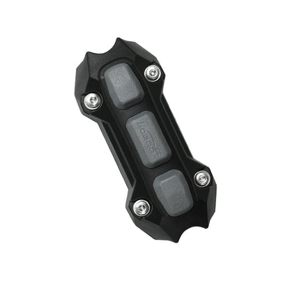 LOBOO Crash Bar Bumper Pads(Pair) – Universal Motorcycle Frame Protectors with Rubber Cushion, Fits 22–25mm Bars